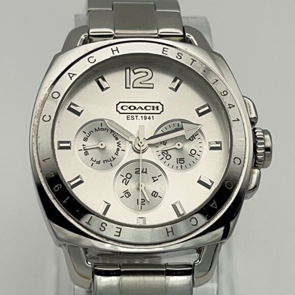 COACH Silver Women's Chronograph Watch - Picture 1 of 7